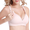 Sexy Seamless Front Button Wireless Modal Breast-feed Nursing Bra
