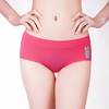 Sexy Seamless Modal Breathable Cat Printing Panties Mid Waist Underwear For Women