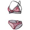 Sexy See Through Lace Criss-cross Back Wireless Soft Bralettes