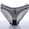 Sexy See Through Mesh Seamless Briefs Breathable Panties For Women