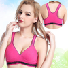 Sexy Shockproof Wireless Gather Sports Bras Cotton Vest Bras For Women