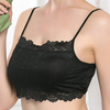 Sexy Silk Wireless Lace-trim Thin Soft Tube Top Camisole Bras