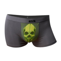 Sexy Skull Printed Briefs Casual Modal Mens Breathable Comfortable Underwears