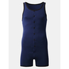 Sexy Sleepwear Cotton One Piece Siamese Vest Home Body Sculpting Pajamas for Men