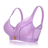 Sexy Soft Cotton Deep Plunge Wireless Lightly Lined Lace-trim Bras