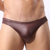 Sexy Soft Smooth Synthetic Solid Color Simple Briefs Underwear for Men