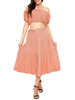 Sexy Solid Color Off Shoulder Women Two Piece Dresses