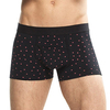 Sexy Star Printing Side Hole Cotton U Convex Breathable Boxer Underwear for Men