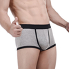 Sexy Stithing Color Modal Breathable Low Waist U Convex Boxer Briefs for Men