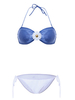 Sexy Sunflower Elastic Wireless Halter Bikini Beachwear