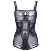 Sexy Transparent Mesh Breathable Hollow Out Teddies For Women