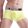 Sexy U Convex Design Modal Ice Silk Breathable Mid Waist Boxers for Men