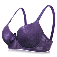 Sexy Ultra-thin Flower Cup Gather Adjustable Cozy Yoga Bras
