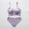 Sexy Ultrathin Lace Breathable Push Up Underwire Embroidered Bra Sets