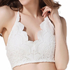 Sexy V Neck Printed Criss-cross Back Camisole Yoga Sleeping Bras