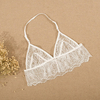 Sexy Wave Lace Halter Deep Plunge Hollow Out Temptation Bralettes