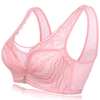 Sexy Wireless Breathable Lace-trim Soft Full Coverage Bando Bra
