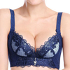 Sexy Wireless Breathable Seamless Gather Ultrathin Lace Hem Adjustable Bras
