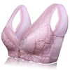 Sexy Wireless Embroidered Deep Plunge Soft Vest Bras