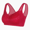 Sexy Wireless Lace Full Coverage Gather Breathable Embroidered Bras