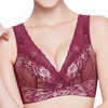 Sexy Wireless Lace-trim Breathable Lightly Lined Soft Embroidered Bras