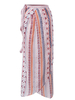 Sexy Women Geometric Printed Puttee Split Beach Skirts
