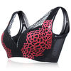 Sexy Women Magnet therapy Wireless Lace Embroidery Gather Adjustable Bra