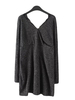 Sexy Women Solid Lace Patchwork V-Neck Knitted Tops