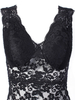Sexy Women V Neck Lace Flower Tank Tops