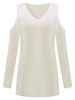 Sexy Women V Neck Long Sleeve Off Shoulder Mini Dress