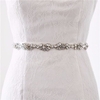 Shiny Diamond Wedding Girdle Dress Bride Bridesmaid Satin Ribbon Yarn Waist Belt