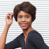 Short Curly Wig Afro African American Wigs for Black Women Synthetic Hair 28CM