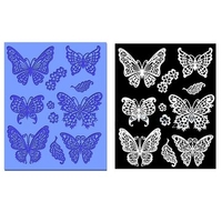 Silicone Butterflies Lace Mat Pad Lace Cake Fondant Mold Mousse Cake DIY Baking Decorating Tools