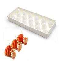 Silicone Cone Shape Cake Fondant Mold Chocolate Cookies Candy Mold Baking Pan Tray