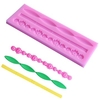 Silicone Jewelry 3 Chains Cake Fondant Mold Cake Mousse Brim Baking Decorating Tools Bakeware