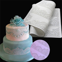 Silicone Lace Mat Lace Cake Fondant Mold Mousse Mold Bakeware