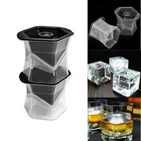 Silicone Lid Square Ice Cube Mould Ice Cream Maker Home Kitchen DIY Icing Tools