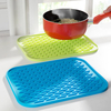 Silicone Pot Holder Can Opener Non-slip Mat Table Placemat Kitchen Sink Dishes Cup Dry Coaster
