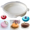 Silicone Round Fondant Cake Mold Chocolate Mousses Ice Cream Baking Pan Tool Set
