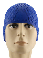Silicone Skidproof Bubble Waterproof Swimming Cap For Adult