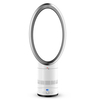 Silver Bladeless Fan 14" With Remote Control AirFlow Cooling Low db 110V/220V