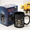 Skull Flowers Magic Mug Heat Sensitive Color Changing Coffee Milk Tea Cups