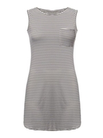 Sleeveless Boho Stripe Beach Mini Dress