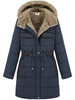 Slim Casual Plus Size Drawstring Patchwork Long Sleeve Hood Coat