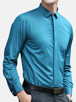 Slim Casual Stylish British Style Long Sleeve Designer Shirt