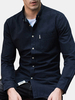 Slim Chest Pocket Pure Color Slim Designer Shirts
