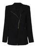 Slim Small Suit Long Sleeve Fitted Pure Color Zipper Jacket