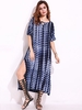 Snake Print Dyeing Maxi Dress