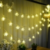 Snowflake Waterproof LED Flash Lights String Decoration Festival Wedding Decor
