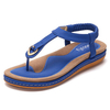 SOCOFY Comfortable Elastic Clip Toe Flat Beach Sandals